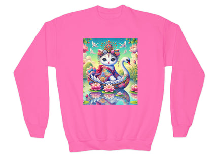 Geisha Kitten’s River Voyage Youth Crewneck Sweatshirt