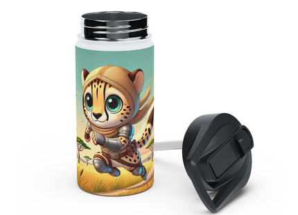 Swift Cheetah Stainless Steel Water Bottle, Standard Lid