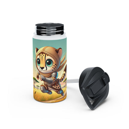 Swift Cheetah Stainless Steel Water Bottle, Standard Lid