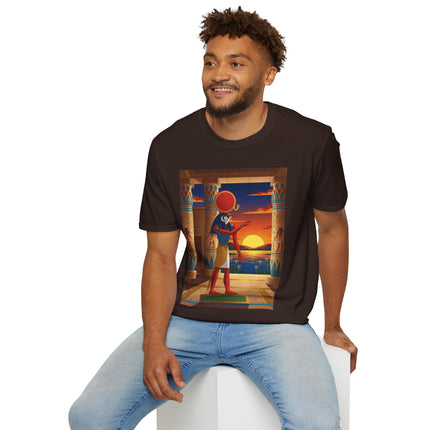 Ra Egyptian Sun God T-Shirt – Ancient Power & Sunset Majesty