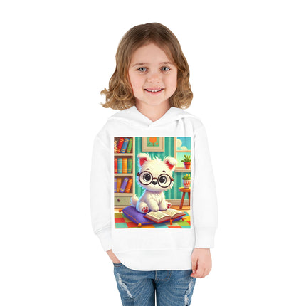 Little Scholar Pup Toddler Pullover Fleece Hoodie
