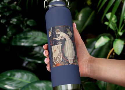 L'Etourdissant Petit Poisson (The Dazzling Little Fish) by George Barbier Copper Vacuum Insulated Bottle, 22oz