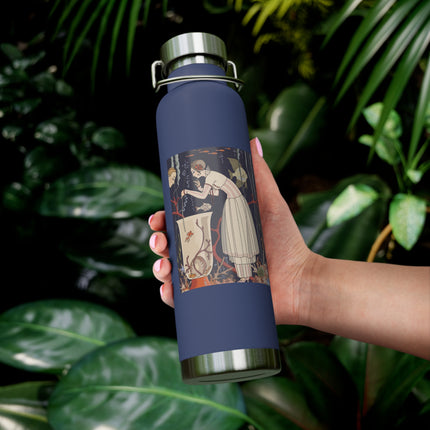 L'Etourdissant Petit Poisson (The Dazzling Little Fish) by George Barbier Copper Vacuum Insulated Bottle, 22oz