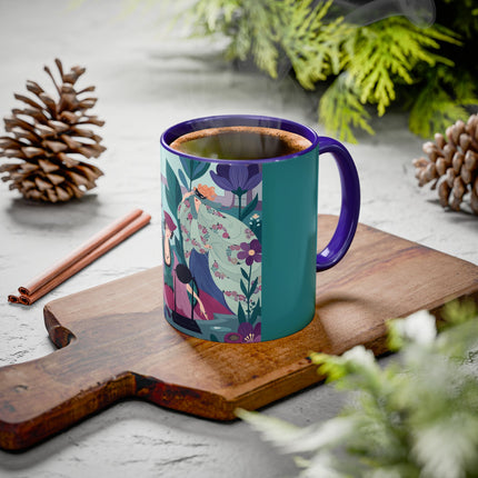 The Ladies Of The Secret Masquerade Colorful Mugs – Art Deco Floral Mystery