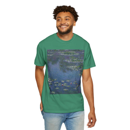 Water Lilies by Claude Monet Unisex Garment-Dyed T-shirt