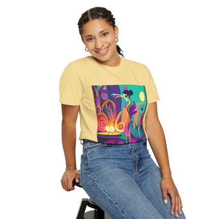 Dance of the Skeleton Ballerinas Unisex Garment-Dyed T-shirt
