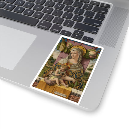 Madonna and Child by Carlo Crivelli Kiss-Cut Stickers (4 Sizes)
