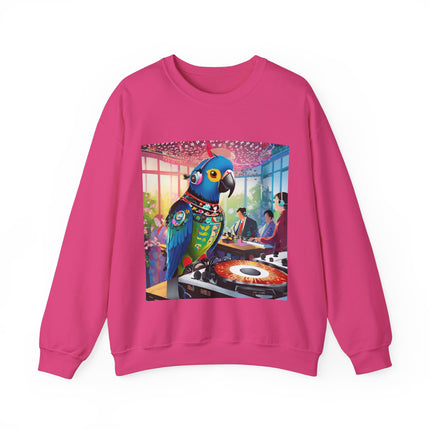 Parrot DJ Unisex Heavy Blend™ Crewneck Sweatshirt
