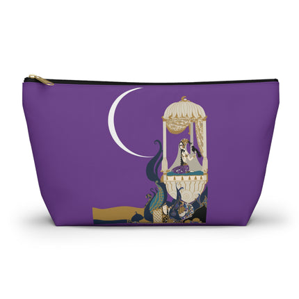 Moonlit Reverie Pavilion Cosmetic Bag – Art Deco Elegance & Mystical Serenity
