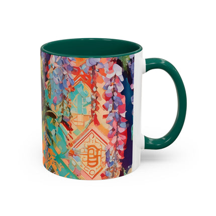 Golden Wisteria Symphony Colorful Mugs (11oz, 15oz)