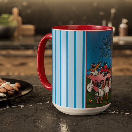 Enchanted Easter Gathering Colorful Mugs (11oz, 15oz)