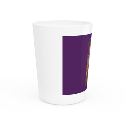 February & Amethyst (from the Gem Series) by Sofia Chiostri Ceramic Shot Glass