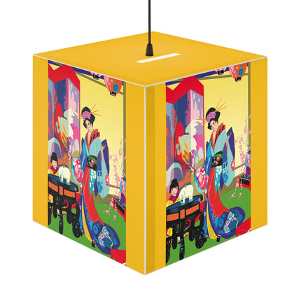 A Timeless Journey by Umberto Brunelleschi Light Cube Lamp