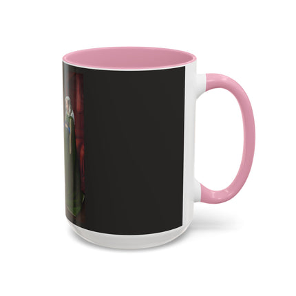 Arnolfini Portrait by Jan Van Eyck Colorful Mugs (11oz, 15oz)
