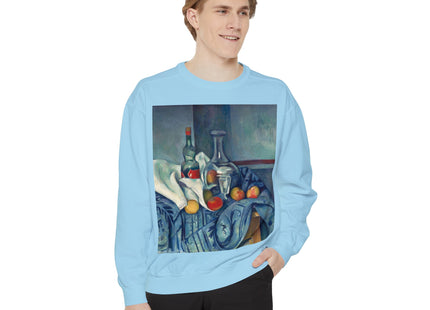 The Peppermint Bottle by Paul Cézanne Unisex Garment-Dyed Sweatshirt
