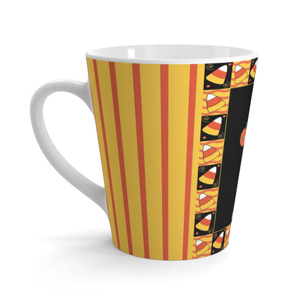 Candy Corn Skeleton Latte Mug