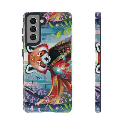 Cybernetic Red Panda Phone Cases