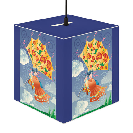 Flight of Blossoms Light Cube Lamp