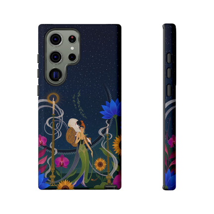 🌙🕯️ The Lady Of The Midnight Garden Phone Case – Art Deco Nocturne