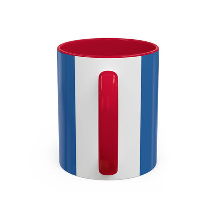 💙🌼 The Bluebell Christmas Promenade Colorful Mug – Art Deco Holiday Fantasy