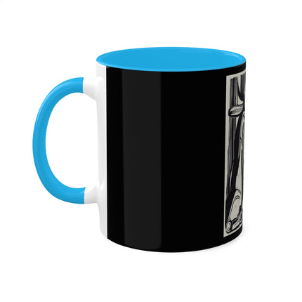 The Large Cow by Ernst Ludwig Kirchner Colorful Mugs, 11oz