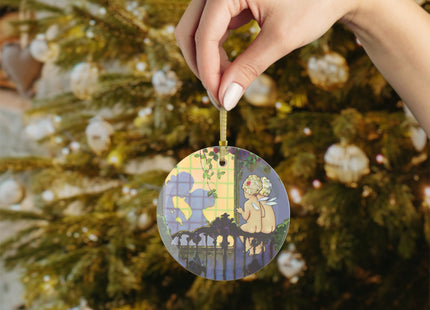 Whispers of Love Glass Ornament