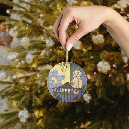 Whispers of Love Glass Ornament
