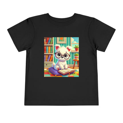 Little Scholar Pup Toddler Short Sleeve Tee