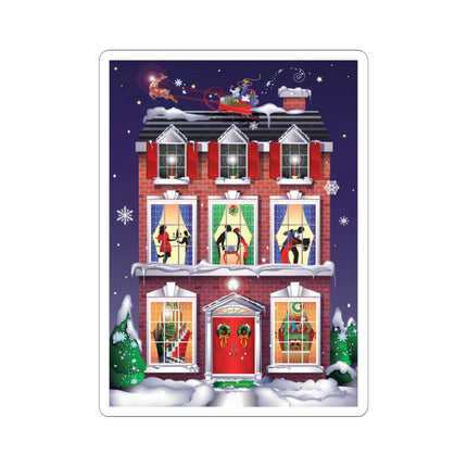 A Christmas Eve Celebration Kiss-Cut Stickers (4 Sizes)