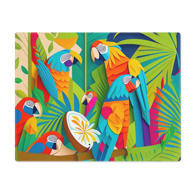 Colorful Macaws Placemat, 1pc