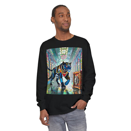 Cyber Panther's Hunt Long Sleeve T-Shirt