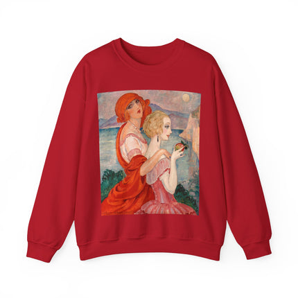Sur la Route d'Anacapri by Gerda Wegener Heavy Blend™ Crewneck Sweatshirt