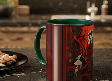 Halloween Night Scene Colorful Mugs (11oz, 15oz)