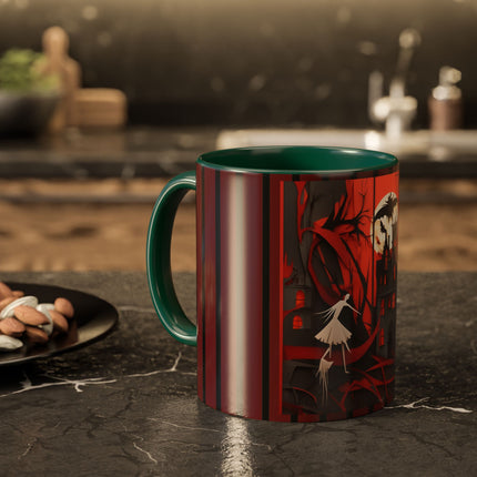 Halloween Night Scene Colorful Mugs (11oz, 15oz)