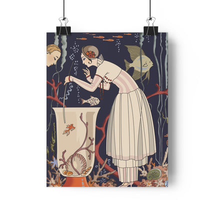 L'Etourdissant Petit Poisson (The Dazzling Little Fish) by George Barbier Giclée Art Print
