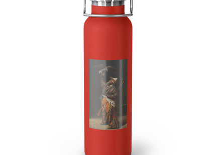 A Rich Kirghiz Huntsman with a Falcon by Vasily Vereshchagin Copper Vacuum Insulated Bottle, 22oz