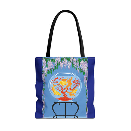 Aquatic Symphony Tote Bag (AOP)