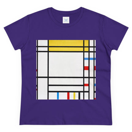 Place de la Concorde by Piet Mondrian Women's Midweight Cotton Tee