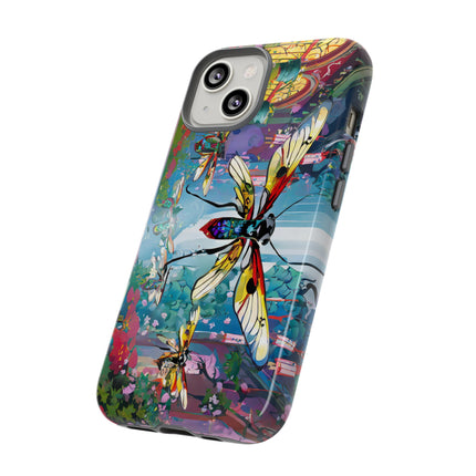 Neon Swarm Phone Cases