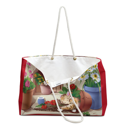Blooming Serenity Weekender Bag