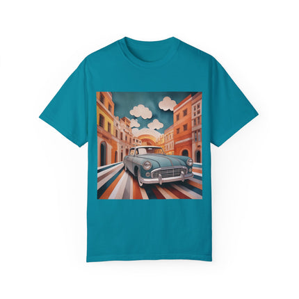 1960 Alfa Romeo Giulietta Unisex Garment-Dyed T-shirt