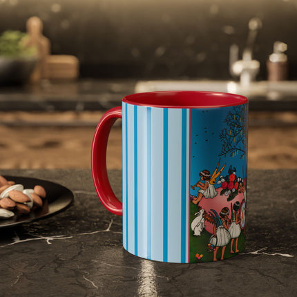Enchanted Easter Gathering Colorful Mugs (11oz, 15oz)