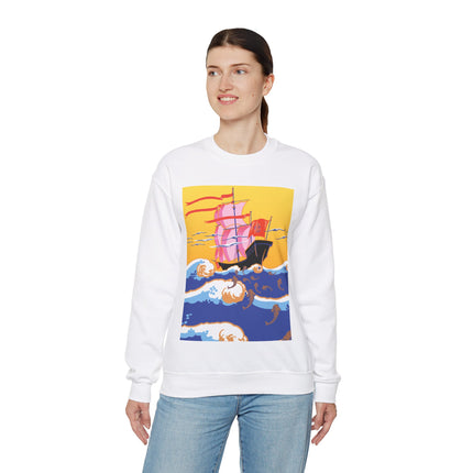 Golden Seas and Whimsical Dreams Heavy Blend™ Crewneck Sweatshirt