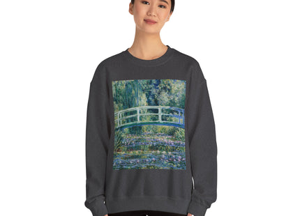 Water Lilies and Japanese Bridge by Claude Monet Heavy Blend™ Crewneck Sweatshirt