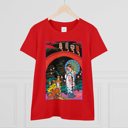 The Romance of Perfume by George Barbier Women's Midweight Cotton Tee