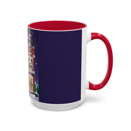 A Christmas Eve Celebration Colorful Mugs (11oz, 15oz)