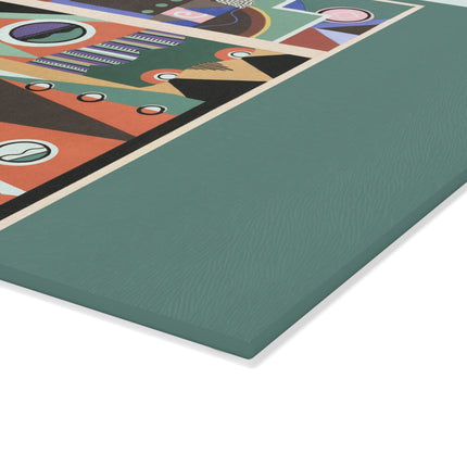 Collection decors et couleurs Pl.03 by Georges Valmiers Glass Cutting Board