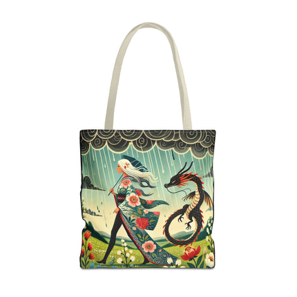 The Dragon Fairy’s Stride Tote Bag – Grace, Strength & Mythic Adventure