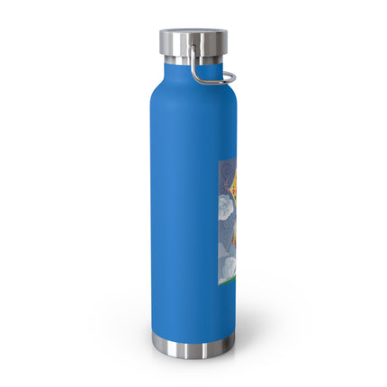 Flight of Blossoms Copper Vacuum Insulated Bottle, 22oz