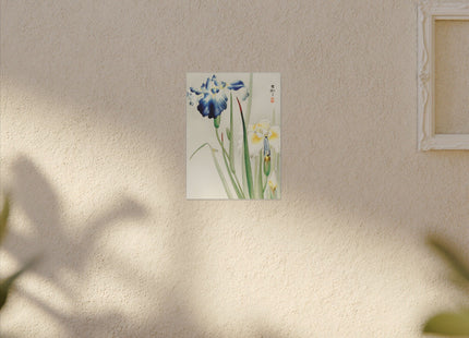 Irises by Ohara Koson Matte Canvas, Stretched, 0.75"